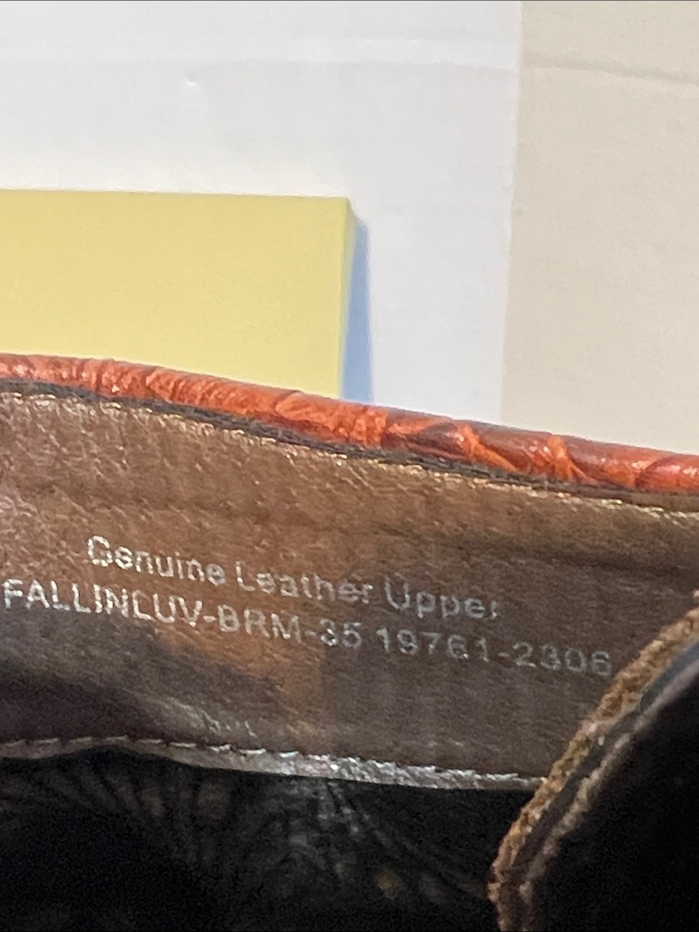 L'Artiste by Spring Step Brown Floral Embossed Leather Lace-Up Boot - Picture 10 of 16